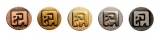 Логотип 1-ая Знаковая компания МЕГАЗНАК изготовление значков, медалей, нагрудных знаков
