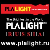 Логотип PLALIGHT-RUSSIA Светоотражающие материалы для цифровой печати.